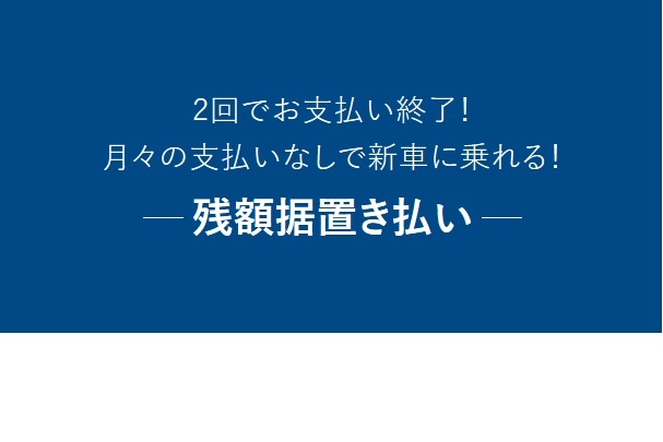 残額据置き払い